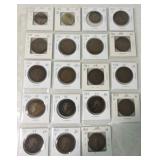 Page of 19 foreign coins