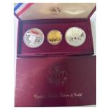 1983 US Olympic gold and silver set with