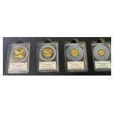 2015-W US Gold Eagle 4 coin proof set with