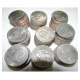 Bag of 88 Ike dollars