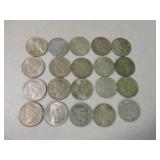 Lot of 20 Peace dollars