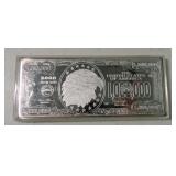 4oz .999 silver $1,000,000 bill