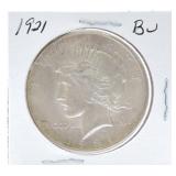1921 Peace dollar, BU