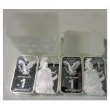 Lot of 20 - 1oz .999 silver bars