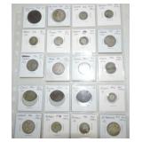 Lot of 28 silver foreign coins