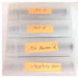 1929-D & 1929-S Lincoln cent rolls,