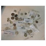 Littleton lot of US coins and others - Peace