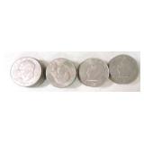 Lot of 28 Ike dollars