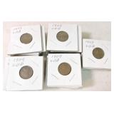 Lot of 49 - 1909 VDB Lincoln cents