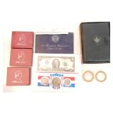 Coin lot: 3 - 1982 Washington 90% silver proofs,