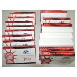 Lot of 18 US silver proof sets: 2 - 1999,