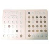 Indian cent album 1857-1908, 24 coins