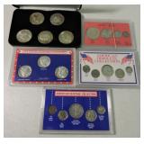 Lot of 5 US coin sets