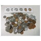 Lot of 208 Lincoln wheat cents including many