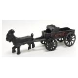 Cast iron goat Express wagon