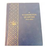 Washington quarter album 1932-64, 79 coins,