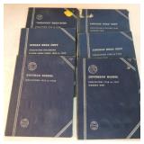Lot of 6 coin albums: Mercury dimes 1916-45,