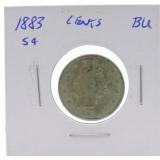 1883 Liberty nickel, w/c, BU