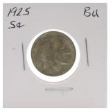 1925 Buffalo nickel, BU