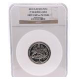 2015 Isle of Man Pd5A 5oz .999 Palladium