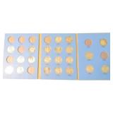 Walking Liberty half album 1937-47, 21 coins