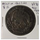 1862 Mexico 8R, VF30