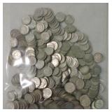 Lot of 400 silver dimes