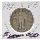 1929-S Standing Liberty quarter, VF