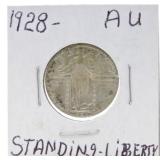 1928 Standing Liberty quarter, AU