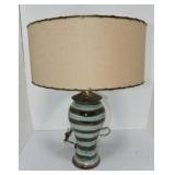 MCM ceramic table lamp, hairline MCM ceramic table lamp, hairline