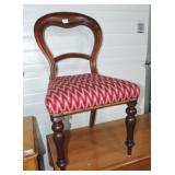 Walnut Victorian side chair Walnut Victorian side chair