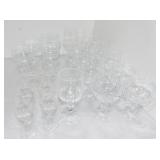 Lot of 24 pieces of stemware Lot of 24 pieces of stemware