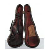 Miniature violin with case, date 1907 Miniature violin with case, date 1907