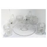 Clear glass lot of 12 pieces Clear glass lot of 12 pieces