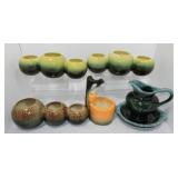 Hull Pottery lot of 5 planters Hull Pottery lot of 5 planters