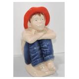 Boy cookie jar, rim nick Boy cookie jar, rim nick