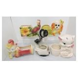 Hull Pottery lot of 5 planters Hull Pottery lot of 5 planters