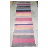 Loom rug runner, 83"x28" Loom rug runner, 83"x28"