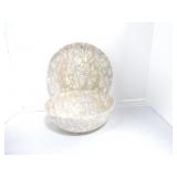 Alabaster bowl & plate, various condition Alabaster bowl & plate, various condition