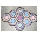 Braided rug 62"x42" Braided rug 62"x42"