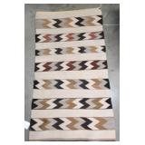 Southwest Navajo Indian rug, 57"x32" Southwest Navajo Indian rug, 57"x32"