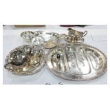 Lot of silver plate items Lot of silver plate items