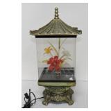 Oriental fiber optic floral lamp Oriental fiber optic floral lamp