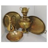 Iran brass lot of 5 items Iran brass lot of 5 items