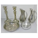 Pewter lot of 6 pieces Pewter lot of 6 pieces