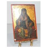 Russian (?) icon, 4 1/2" x 3" Russian (?) icon, 4 1/2" x 3"
