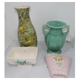 Pottery lot of 4 pieces Pottery lot of 4 pieces