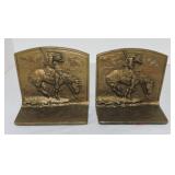 Pair of cast iron Indian bookends Pair of cast iron Indian bookends