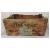 Nu Grape wooden bottle crate, Fort Wayne Ind Nu Grape wooden bottle crate, Fort Wayne Ind