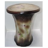 Ironstone pedestal, 18"h, 12"d Ironstone pedestal, 18"h, 12"d